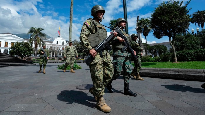 Ecuador's president declares war with drug gangs as prison guards ...