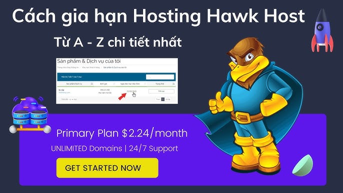 Hướng Dẫn Gia hạn Gói Hosting Hawk Host Chi Tiết Từ A - Z - YouTube